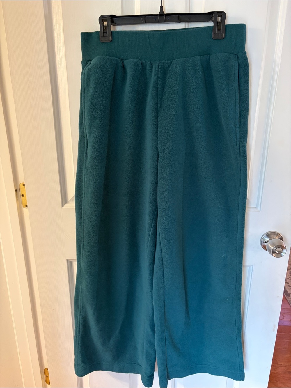 Old Navy Performance Fleece Teal Wide-Leg Pull-On Pants